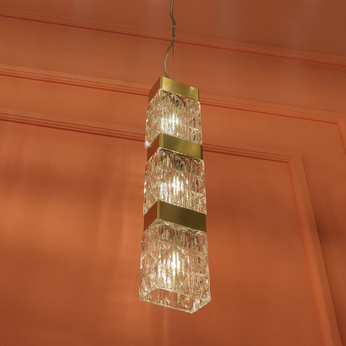 Подвесной светильник Cloyd CORUND-A P3 / выс. 45 см - латунь (арт.10683) фото 2 Подвесной светильник Cloyd CORUND-A P3 / выс. 45 см - латунь (арт.10683) фото 2