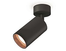 Комплект накладного светильника Ambrella light Techno Spot XM6323005 SBK/PPG черный песок/золото розовое полированное (A2210, C6323, N6114)