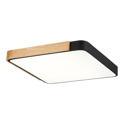 SLE201242-01 Светильник потолочный Черный, Светлое дерево/Белый LED 1*42W 3000K/4000K/6000K FESTA фото 12