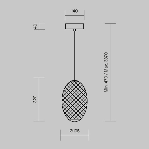 Подвесной светильник Maytoni MOD397PL-L14B3K фото 10