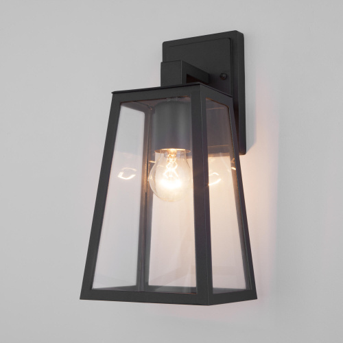 Уличный настенный светильник Germes D IP33 GL 1015D чёрный фото 7 Уличный настенный светильник Germes D IP33 GL 1015D чёрный фото 7