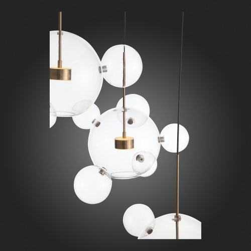 SL1133.203.03 Светильник подвесной ST-Luce Белый,Латунь/Прозрачный LED 3*14W 3000K  (из 4-х коробок) BOPONE фото 7