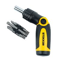 STLS004 Отвертка реверсивная с битами, 14 предметов