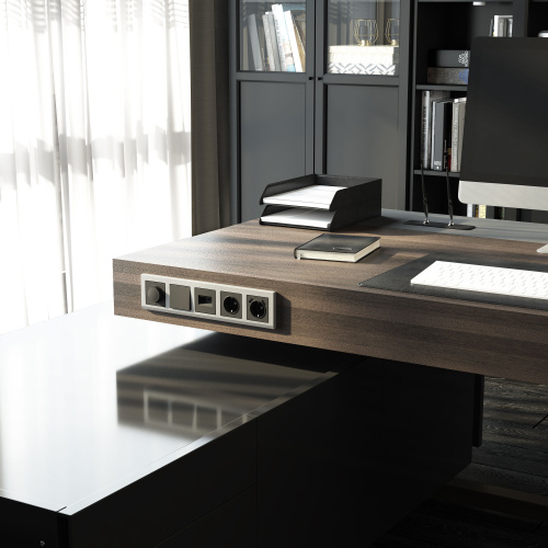 Накладка для розетки USB (графит матовый) W1179564 фото 2 Накладка для розетки USB (графит матовый) W1179564 фото 2