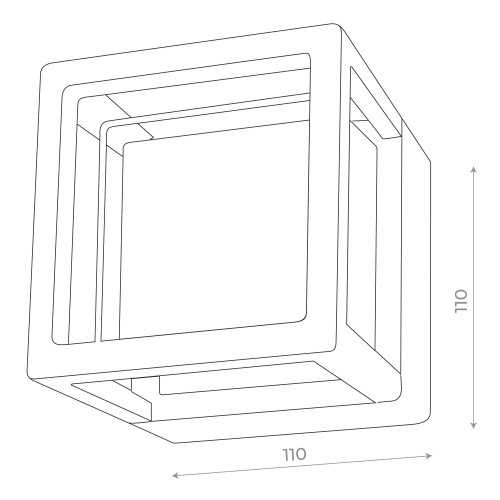 SL9504.401.01 Светильник уличный настенный ST-Luce Черный/Белый LED 1*5W 4000K ALCENO фото 2