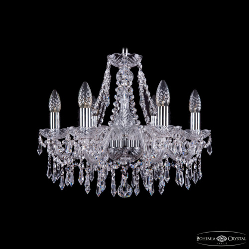 Люстра хрустальная 1403/6/160 Ni Bohemia Ivele Crystal (Богемия Ивеле Кристалл)