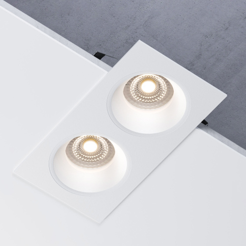 Светильник встраиваемый GU10 белый 15700/02 фото 4 Светильник встраиваемый GU10 белый 15700/02 фото 4