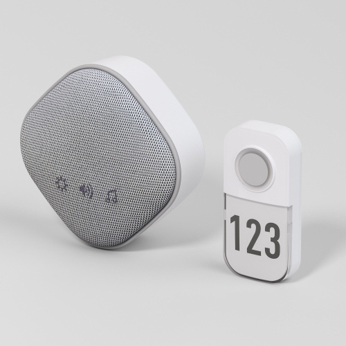 Звонок беспроводной 36M IP20 DBQ29M WL белый фото 2