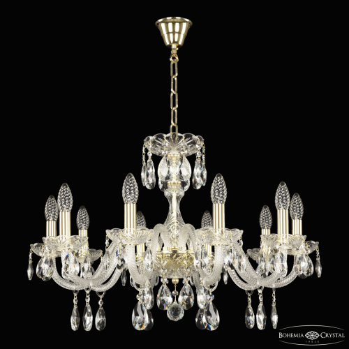 Люстра хрустальная 117/10/240 G Bohemia Ivele Crystal (Богемия Ивеле Кристалл) фото 2 Люстра хрустальная 117/10/240 G Bohemia Ivele Crystal (Богемия Ивеле Кристалл) фото 2