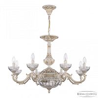 Люстра с хрустальными плафонами AL78101P/8/250 WMG P Clear/M-1G Bohemia Ivele Crystal (Богемия Ивеле Кристалл)