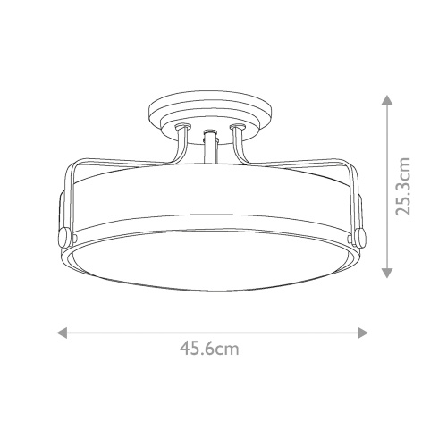 Потолочный светильник Hinkley, Арт. HK-HARPER-SFM-CM фото 2