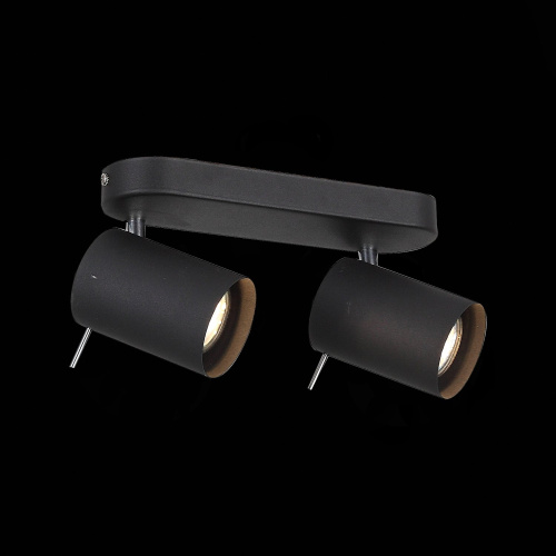SL597.401.02 Спот ST-Luce Черный, Хром/Черный GU10 LED 2*3W Потолочные светильники фото 5