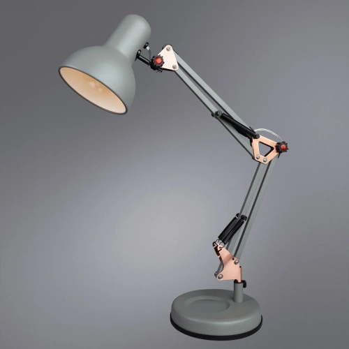 Офисная настольная лампа Arte Lamp JUNIOR A1330LT-1GY фото 2 Офисная настольная лампа Arte Lamp JUNIOR A1330LT-1GY фото 2