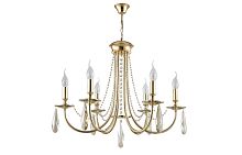 Crystal Lux Люстра Crystal Lux VICTORIA SP6 GOLD/AMBER