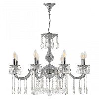 Люстра с хрустальными подвесками AL78101/8/250 A Ni Bohemia Ivele Crystal (Богемия Ивеле Кристалл)
