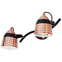 Настенный светильник Escada 1138/2A E14*40W Black/Copper