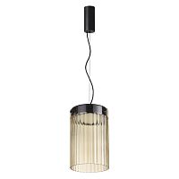 5047/15L L-VISION ODL24 000 черный/светл.янтарный/металл/стекло Подвес LED 15W 4000К 1676Лм PILLARI