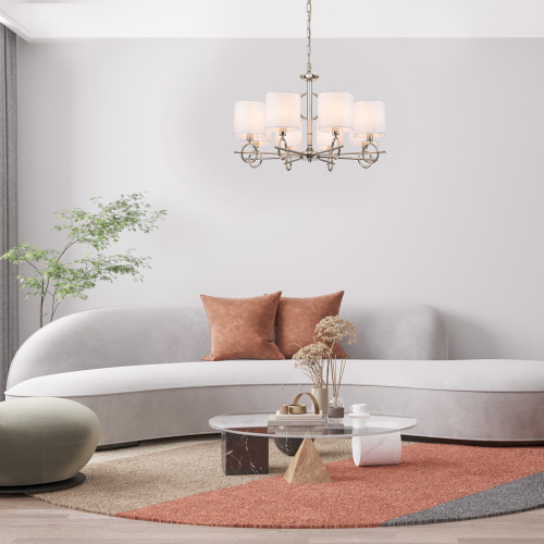 Подвесной светильник Escada 10167/8PL E14*40W Nickel фото 2 Подвесной светильник Escada 10167/8PL E14*40W Nickel фото 2