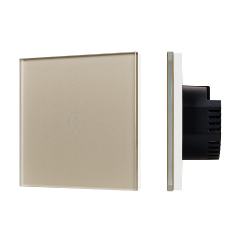 Выключатель сенсорный SWT-OMALI-S01-ZB-GD (250V, 10A, Zigbee) Arlight 050037