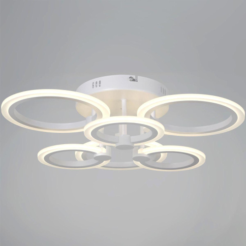 Потолочная светодиодная люстра Reluce 09502-0.3-3+3 WH Потолочная светодиодная люстра Reluce 09502-0.3-3+3 WH