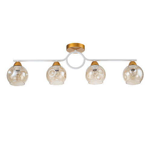 Потолочный светильник Escada 1100/4P E27*60W Gold/White фото 2 Потолочный светильник Escada 1100/4P E27*60W Gold/White фото 2