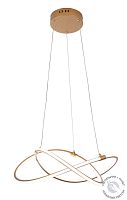 Люстра подвесная светодиодная золото LED 50Вт D60см Zortes MODULE ZRS.30707.50