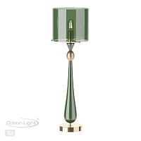 4889/1T STANDING ODL_EX22 157 золотой/зеленый/стекло База для высокой лампы E27 1*60W TOWER