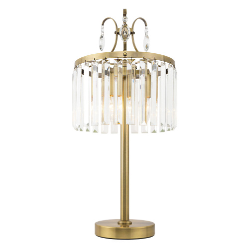 Citilux Инга CL335833 Настольная лампа хрустальная Бронза Citilux Инга CL335833 Настольная лампа хрустальная Бронза