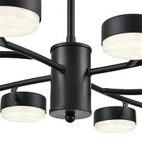 8117/12 COMFI LN26 235 черный, металл Люстра LED GX53 12*7W 220V TORINA