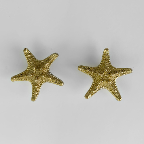 Ручка-кнопка MOS006 brass фото 4