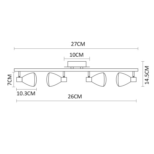 Спот Arte Lamp GIOVED A6008PL-4BK фото 5 Спот Arte Lamp GIOVED A6008PL-4BK фото 5