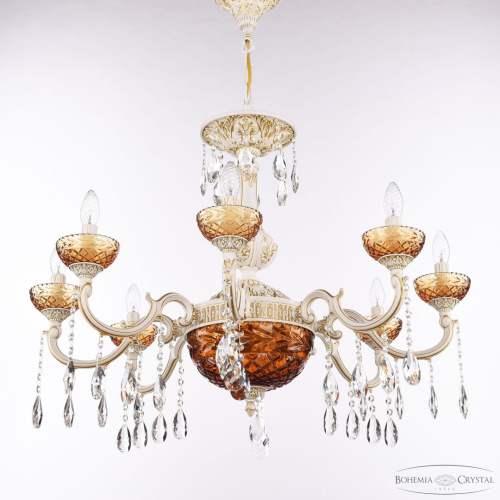 Люстра с хрустальными подвесками AL78101P/8/250 A WMG P Amber/M-1F Bohemia Ivele Crystal (Богемия Ивеле Кристалл) фото 9 Люстра с хрустальными подвесками AL78101P/8/250 A WMG P Amber/M-1F Bohemia Ivele Crystal (Богемия Ивеле Кристалл) фото 9