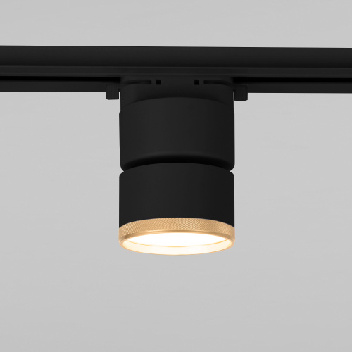 Трековый светильник для однофазного шинопровода Impact чёрный матовый/золото 10 Вт 4200K 85514/01 фото 2
