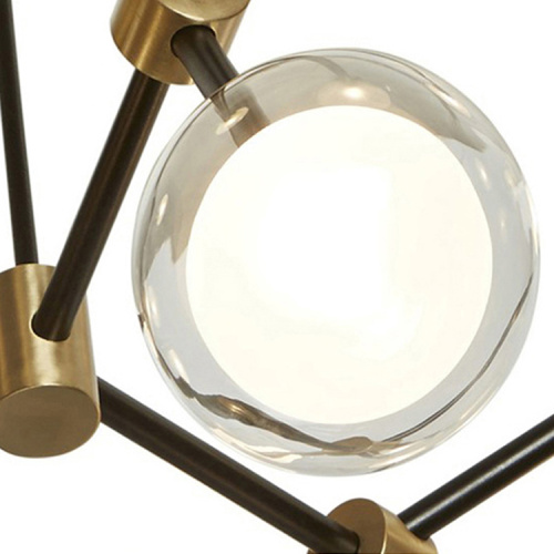 Люстра 10101P/10 black/gold фото 4 Люстра 10101P/10 black/gold фото 4