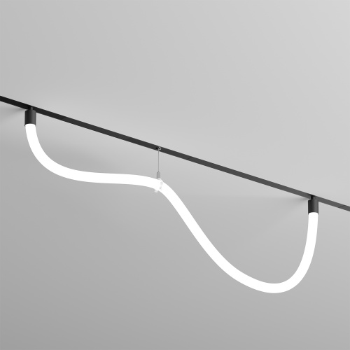 DK8060-BK Гибкий рассеивающий матовый светильник SMART RAY 18W DIM 3000K-6000K, длина плафона 1.5м, черный фото 3