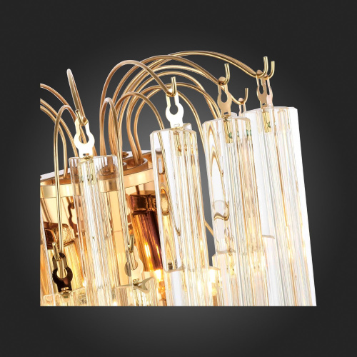 SL386.201.03 Бра ST-Luce Золотистый/Золотистый, Прозрачный G9 3*5W OSOLETO фото 8