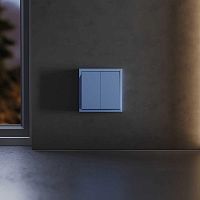 Клавиши для выключателя/переключателя двухклавишного, S70 (деним) Voltum VLS000315