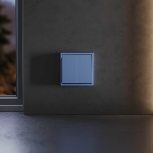 Клавиши для выключателя/переключателя двухклавишного, S70 (деним) Voltum VLS000315 Клавиши для выключателя/переключателя двухклавишного, S70 (деним) Voltum VLS000315