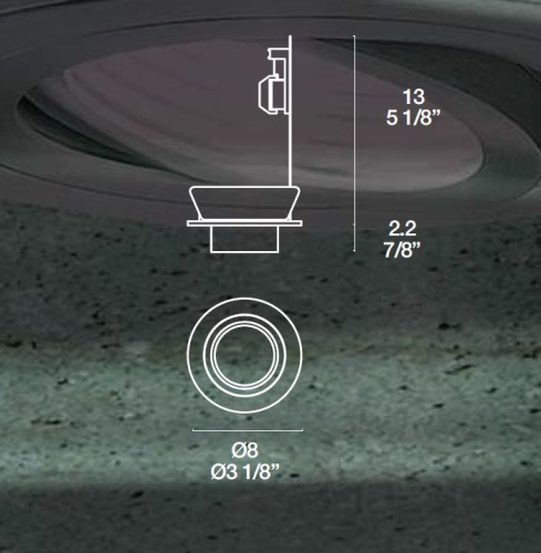 Встраиваемый светильник SD 805 Aluminium фото 2