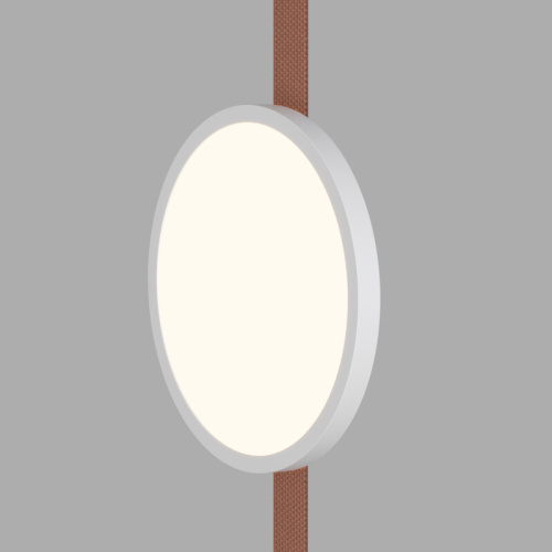 DK5567-WH+BK Cветильник для трека-ремня Belty, серия Flow, со светодиодом, D168*H29.5мм, 48V DC, 10W, RA90, 120°, 3000K, IP20, белый с черным, алюминий DK5567-WH+BK Cветильник для трека-ремня Belty, серия Flow, со светодиодом, D168*H29.5мм, 48V DC, 10W, RA90, 120°, 3000K, IP20, белый с черным, алюминий