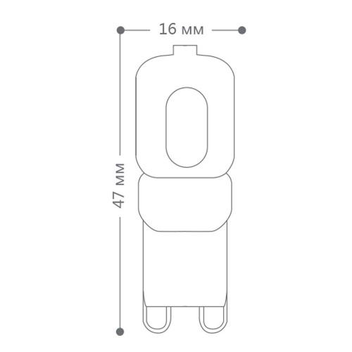 Лампа светодиодная Feron LB-430 G9 5W 230V 2700K фото 3