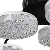 8236/6CL LEDIO LN25 000 черный, металл/акрил Люстра потолочная с ПДУ LED 85W 3000-6000К 220V DIDANA