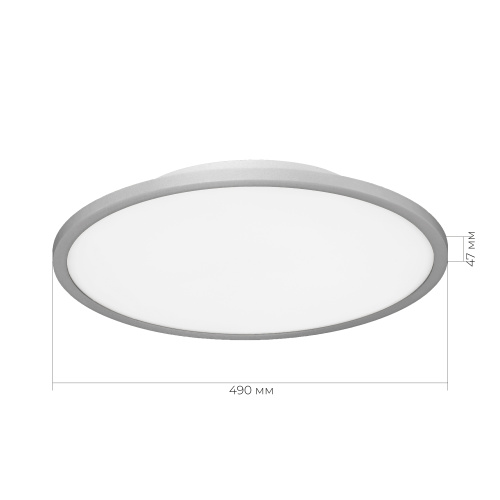 SLE1811-102-01 Светильник потолочный Серебрянный/белая LED 1*42W 4000K TASSEN фото 3