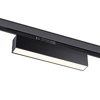 358853 PORT NT22 308 черный Светильник трехфазный трековый светодиодный IP20 LED 4000K 18W 220V ITER