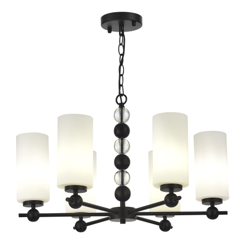 SL2003.403.06 Светильник подвесной ST-Luce черный/белый E27 6*40W AURORA SL2003.403.06 Светильник подвесной ST-Luce черный/белый E27 6*40W AURORA