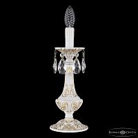 Настольная лампа с хрусталём AL78100L/1-32 WMG Bohemia Ivele Crystal (Богемия Ивеле Кристалл)