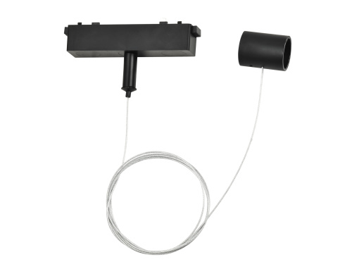 Подвес тросовый для трековых гибких светильников Magnetic Ultra slim 26 48В 1.5м черный 1 шт Подвес тросовый для трековых гибких светильников Magnetic Ultra slim 26 48В 1.5м черный 1 шт