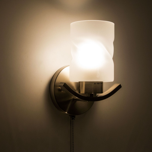 Citilux Астро CL125312 Бра с выключателем Матовый Хром фото 8 Citilux Астро CL125312 Бра с выключателем Матовый Хром фото 8