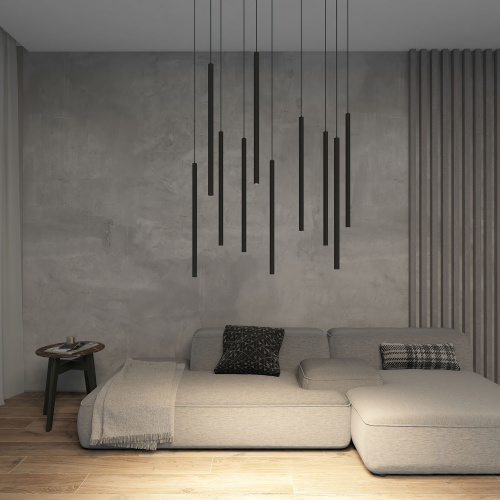 DK4304-BK Подвесной светильник со встроенным светодиодом, 5W, IP 20, 4000K, черный, алюминий фото 3 DK4304-BK Подвесной светильник со встроенным светодиодом, 5W, IP 20, 4000K, черный, алюминий фото 3