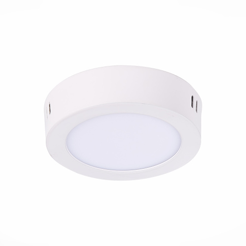 ST112.542.06 Светильник настенно-потолочный Белый LED 1*6W 4000K 370Lm Ra80 120° IP20 D110xH28 90-26 Накладные светильники фото 2